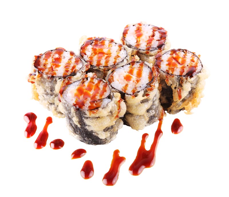 104 - HOSOMAKI TEMPURA SALMONE