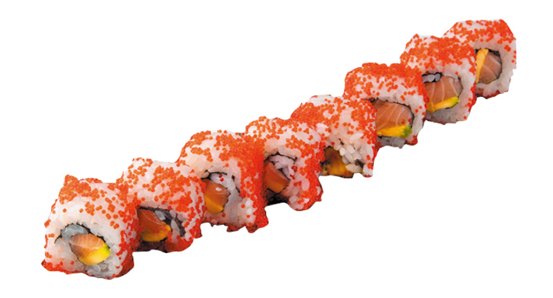 111 - URAMAKI SAKE TOBIKO