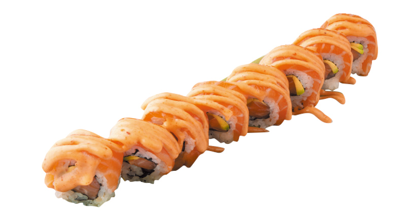 124 -  URAMAKI SAKE SPICY