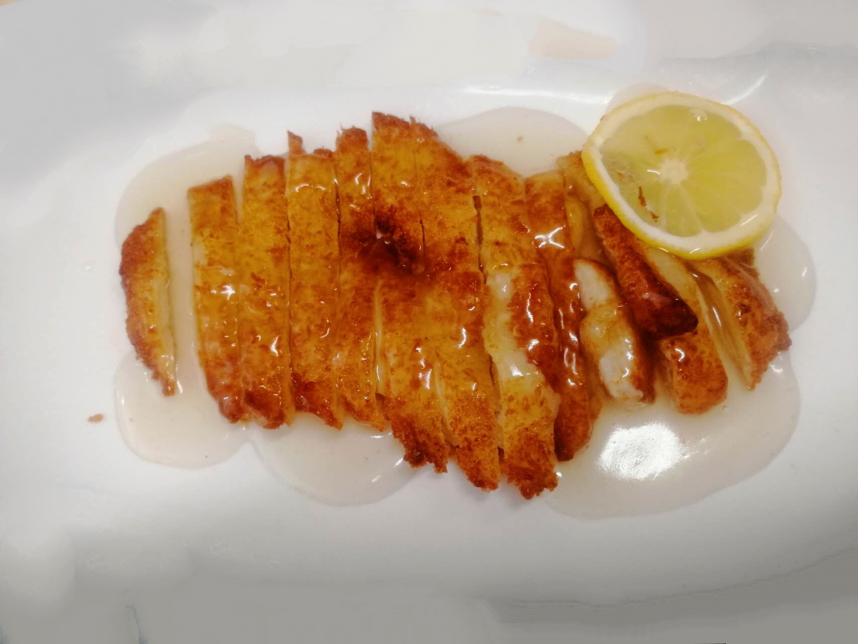 251 -  POLLO FRITTO IN SALSA LIMONE