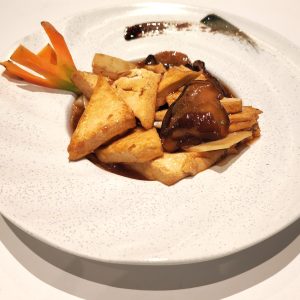 287 -  TOFU CON FUNGHI E BAMBU