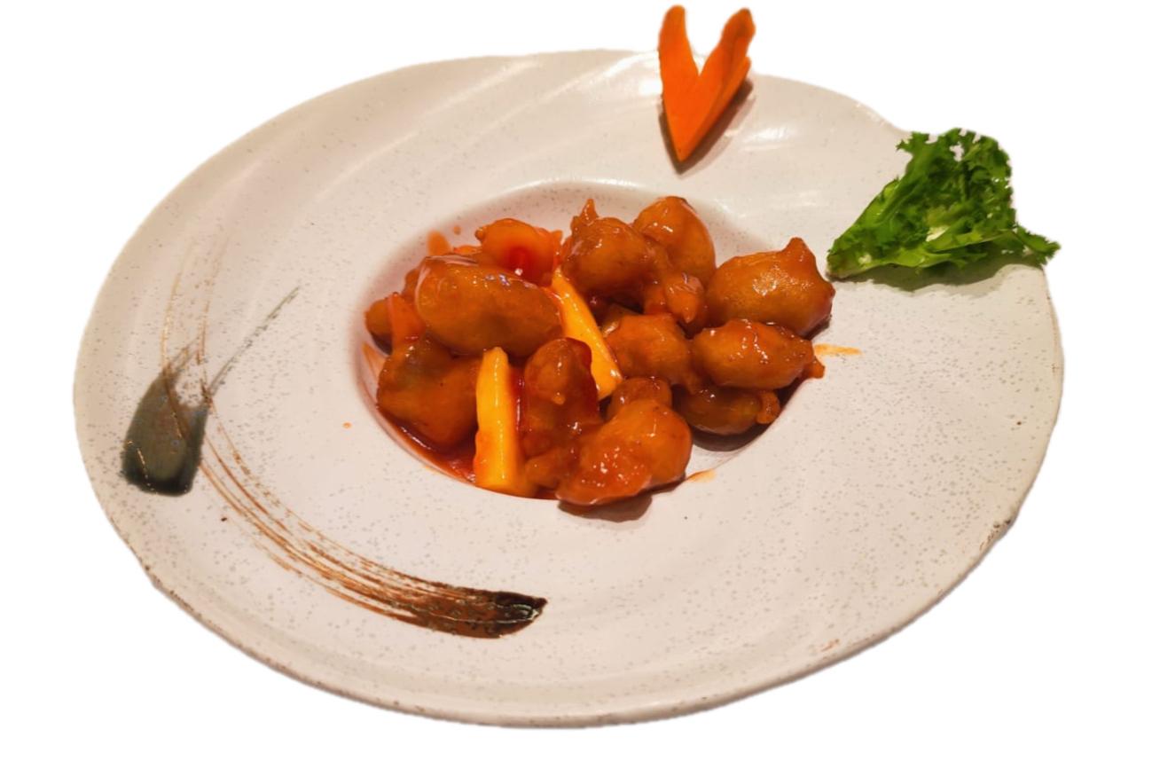 yuki sushi noto 250 - POLLO AGRODOLCE