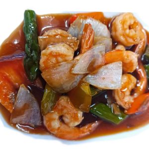 yuki sushi noto 272 - GAMBERI CON ASPARAGI